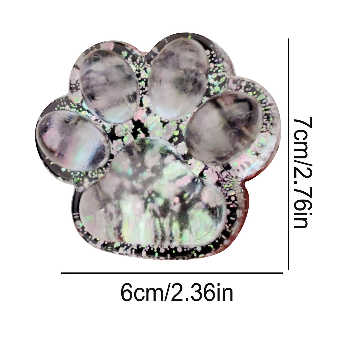 Cat Paw Squeeze Toy  Large Squeeze Cat Paw Toys Silicone PVC  Toys Sticky Soft Pinching  Decompressing Toy for Stress Relief