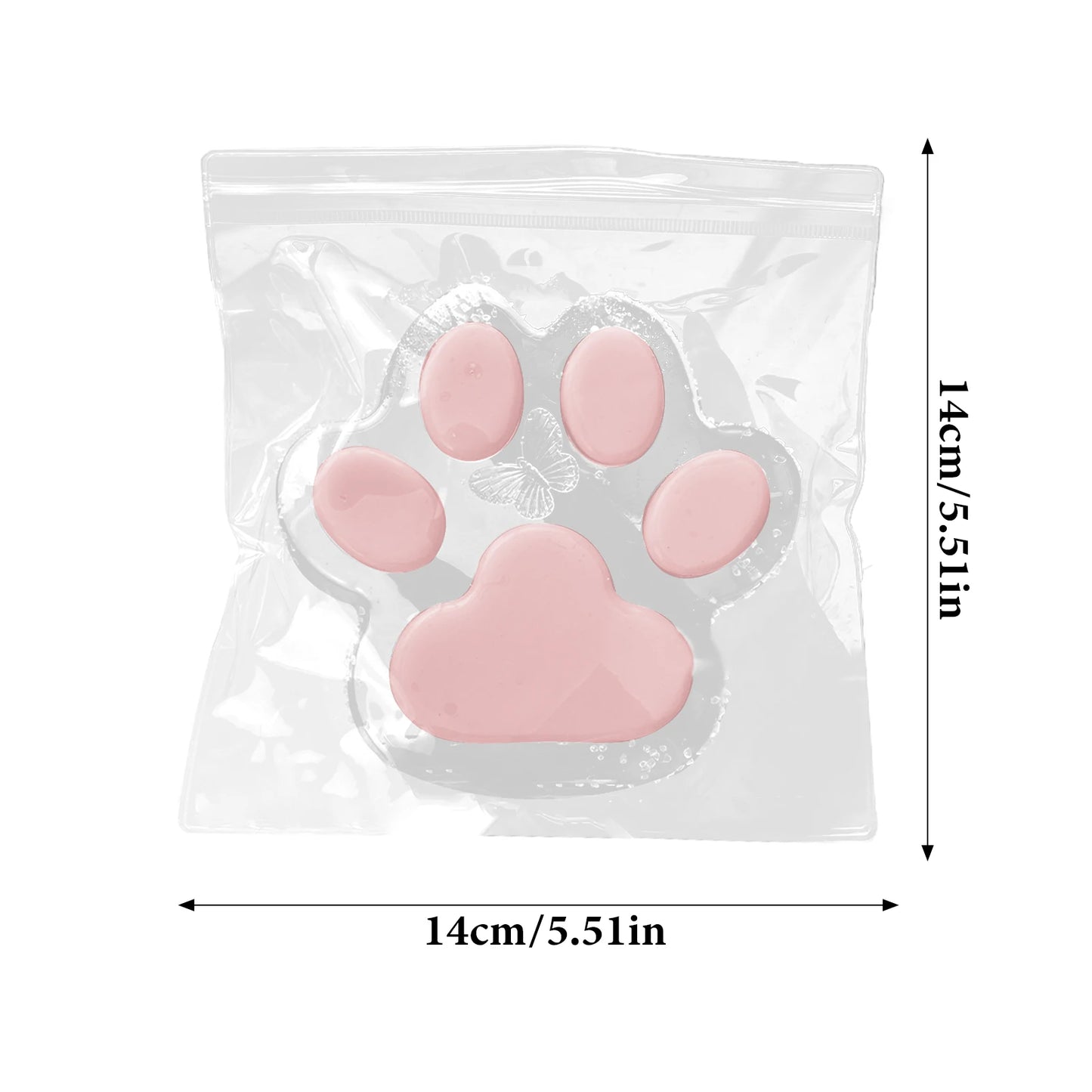 Cat Paw Squeeze Toy  Large Squeeze Cat Paw Toys Silicone PVC  Toys Sticky Soft Pinching  Decompressing Toy for Stress Relief