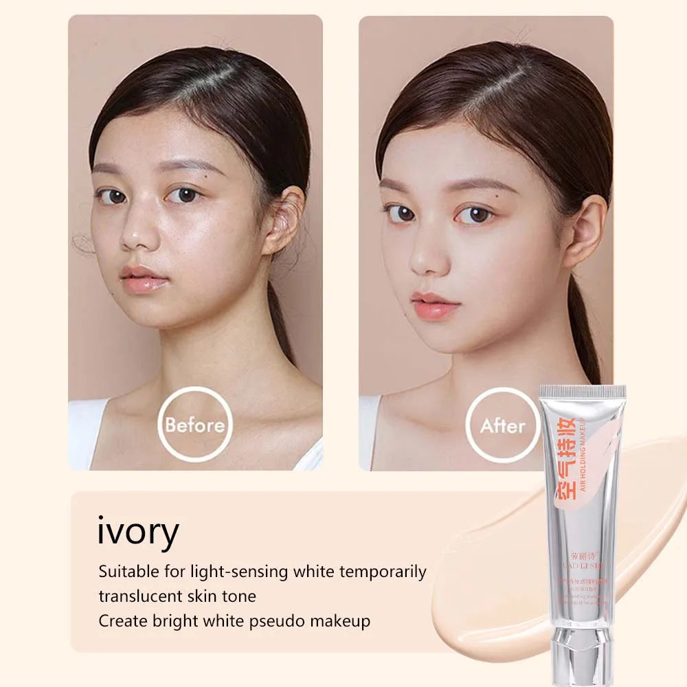 Long-lasting Liquid Foundation Smooth Texture Moisturizing Cover Acne Dark Circles Foundation Brightening Face Concealer Makeup
