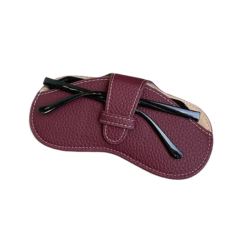 Leather Soft Glasses Bag Fashion Portable Sunglasses Box Bag