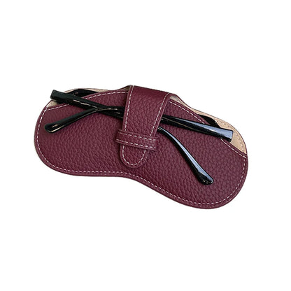 Leather Soft Glasses Bag Fashion Portable Sunglasses Box Bag