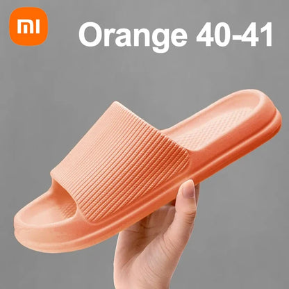 Xiaomi Fashion Men's Women's Sandals Anti-Slip Wear-Resistant EVA Thick Sole Comfortable Home Slippers Bathroom Bath Flip-Flops