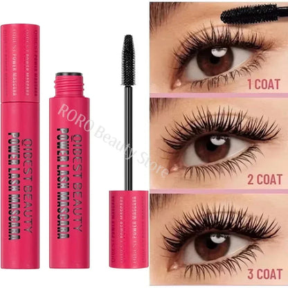 Eyelashes Lengthening Mascara Waterproof Long Lasting Silky Lash Black Eyelashes