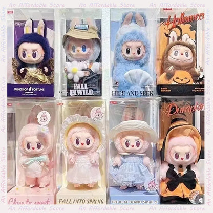 Labubu Skullpanda Mokoko Zimomo Halloween Labubu Keychain Doll Gift for everyone