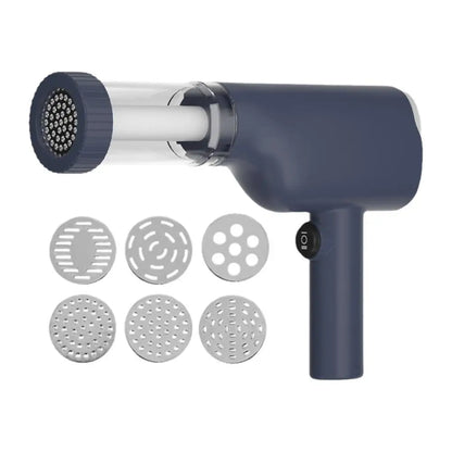 Handheld Electric Noodle Machine Cordless Noodle Press Automatic Pasta Maker with 6 Moulds Kitchen Smart Noodle Maker