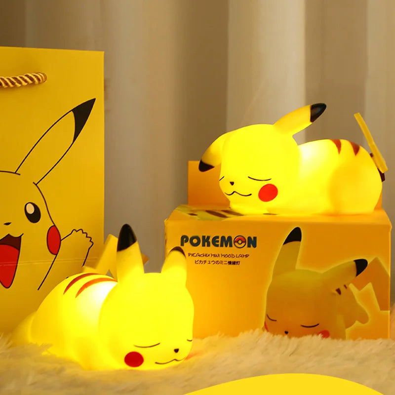 Pokemon Pikachu Night Light Glowing Pokemon Pikachu Cute Bedside Lamp