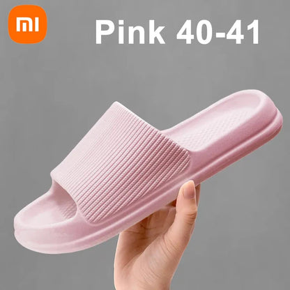 Xiaomi Fashion Men's Women's Sandals Anti-Slip Wear-Resistant EVA Thick Sole Comfortable Home Slippers Bathroom Bath Flip-Flops