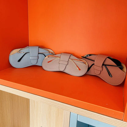 Leather Soft Glasses Bag Fashion Portable Sunglasses Box Bag