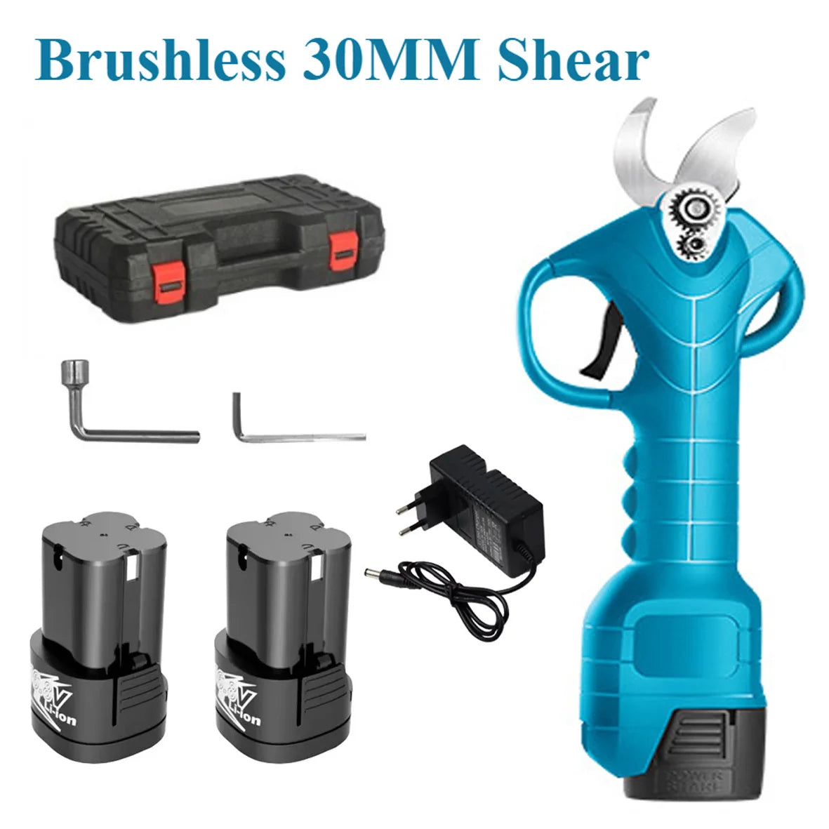 Electric Pruning Scissors Shears Professional Cordless Electric Pruning Battery Powered Tree Branch Pruner Electric Garden Tools