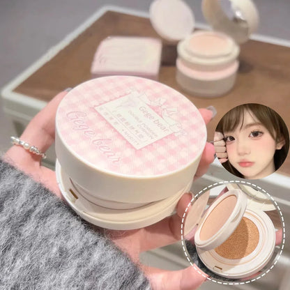 Matte Face Pressed Powder Oil Control Natural Full Coverage Moisturizing