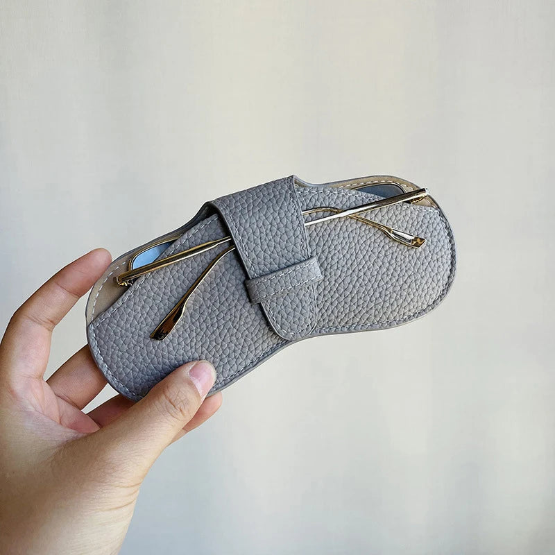 Leather Soft Glasses Bag Fashion Portable Sunglasses Box Bag