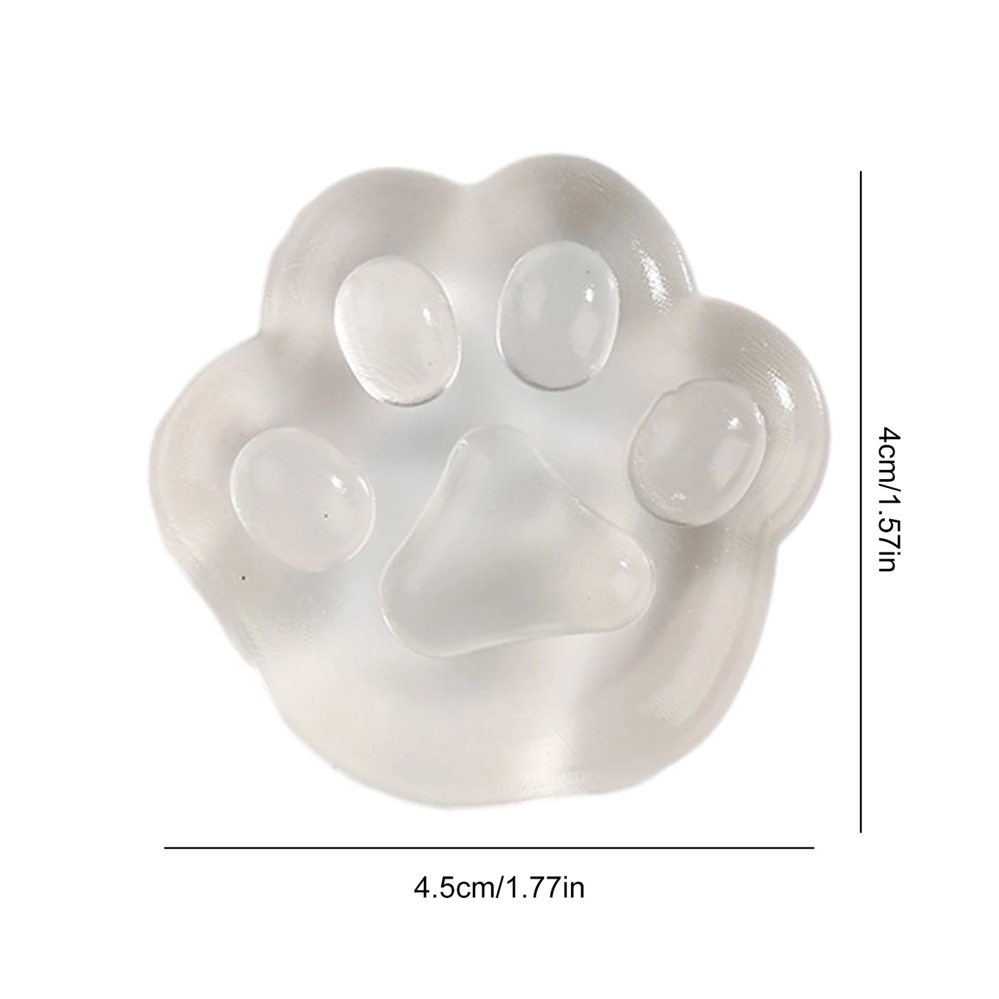 Cat Paw Squeeze Toy  Large Squeeze Cat Paw Toys Silicone PVC  Toys Sticky Soft Pinching  Decompressing Toy for Stress Relief