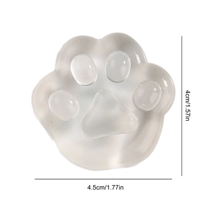 Cat Paw Squeeze Toy  Large Squeeze Cat Paw Toys Silicone PVC  Toys Sticky Soft Pinching  Decompressing Toy for Stress Relief