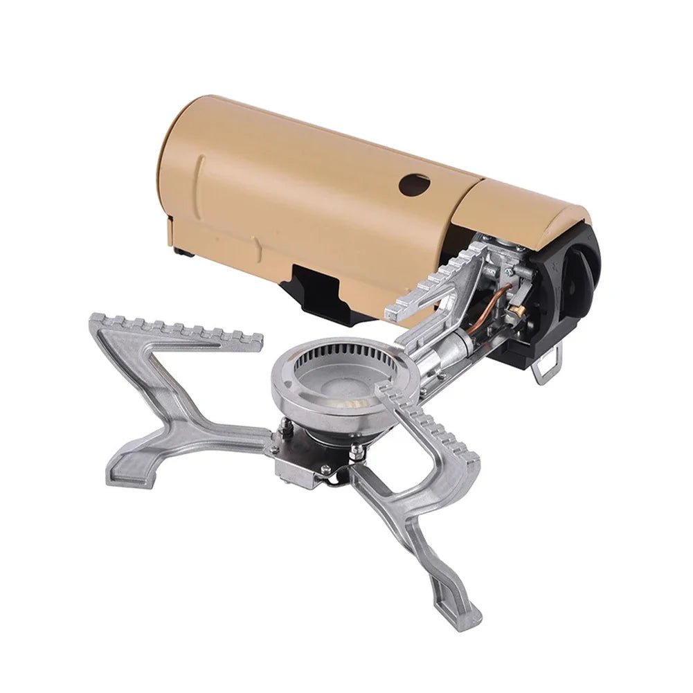 Camping Cassette Stove 2670W Portable Folding Gas Stove Outdoor Picnic Cooking Grill Cooker Gas Burner Heating System