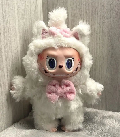 Labubu Skullpanda Mokoko Zimomo Halloween Labubu Keychain Doll Gift for everyone