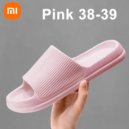 Xiaomi Fashion Men's Women's Sandals Anti-Slip Wear-Resistant EVA Thick Sole Comfortable Home Slippers Bathroom Bath Flip-Flops