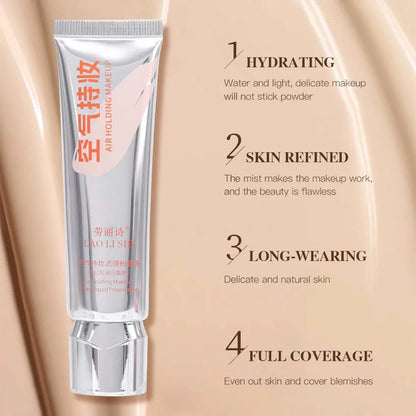 Long-lasting Liquid Foundation Smooth Texture Moisturizing Cover Acne Dark Circles Foundation Brightening Face Concealer Makeup